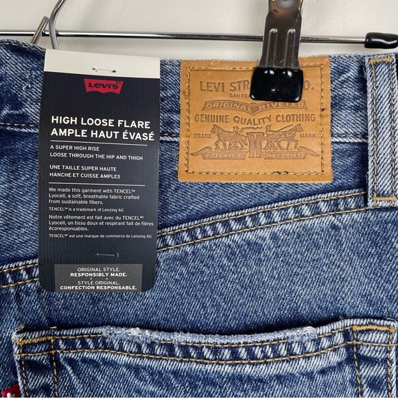 Levi’s High Loose Flare Wide Leg Jeans - Picture 10 of 13
